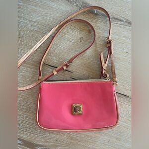 Pink coral crosbody small purse by Dooney & Bourke